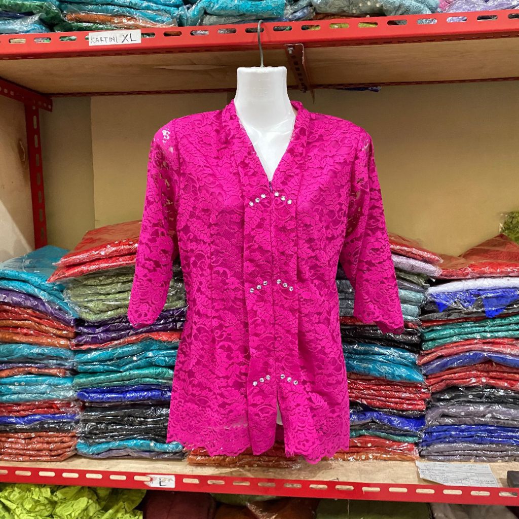 Kebaya Kartini Wanita Terbaru Atasan Wanita, Atasan Brokat Dress Panjang, Dress Brokat Wanita