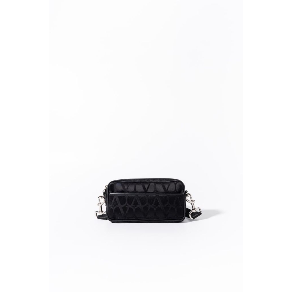 VALENTINO Mini toile iconographe shoulder bag technical fabric
Black