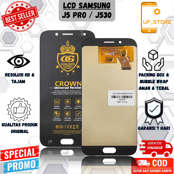LCD TOUCHSCREEN SAMSUNG J5 PRO 2017 / J530 - FULLSET COMPLETE ORI HP OG CROWN