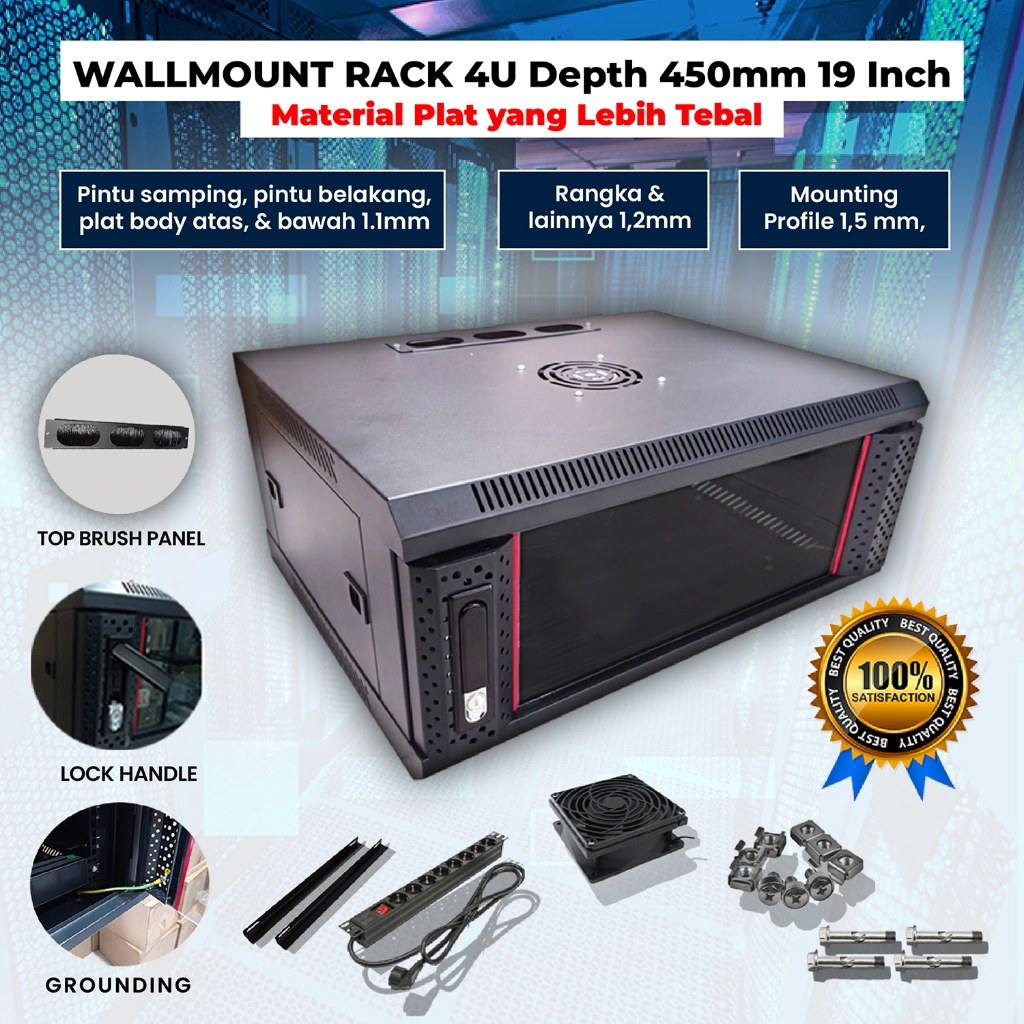Wallmount rack 4u Rack Server
