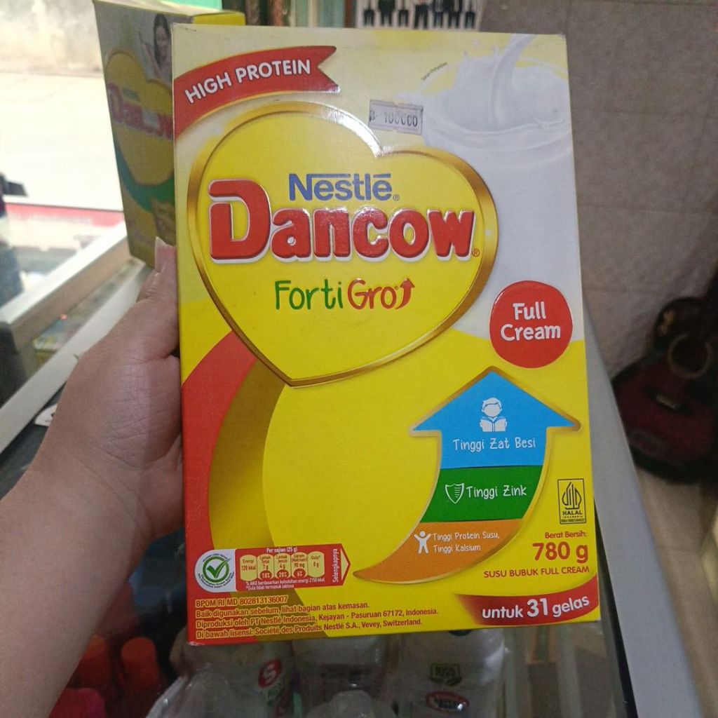 

Dancow Fortigro full cream 780gr (exp 12/25)