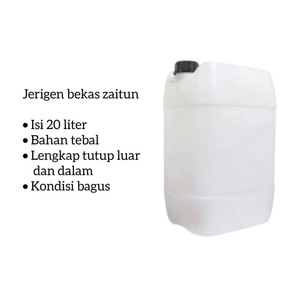 JERIGEN BEKAS 20 LITER PROMO