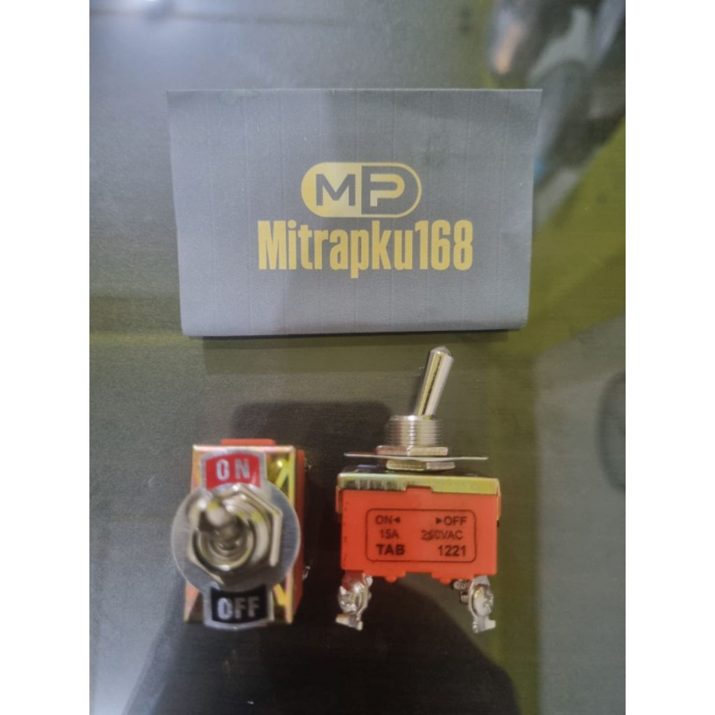 Toggle SWITCH 4 Kaki TAB 1221 On-Off
