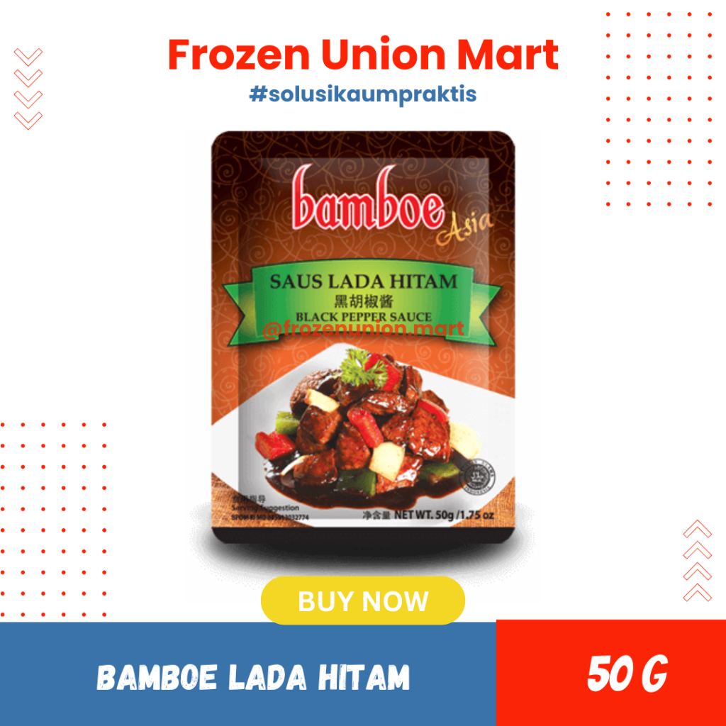 

Bumbu Bamboe Saus Lada Hitam 50 G