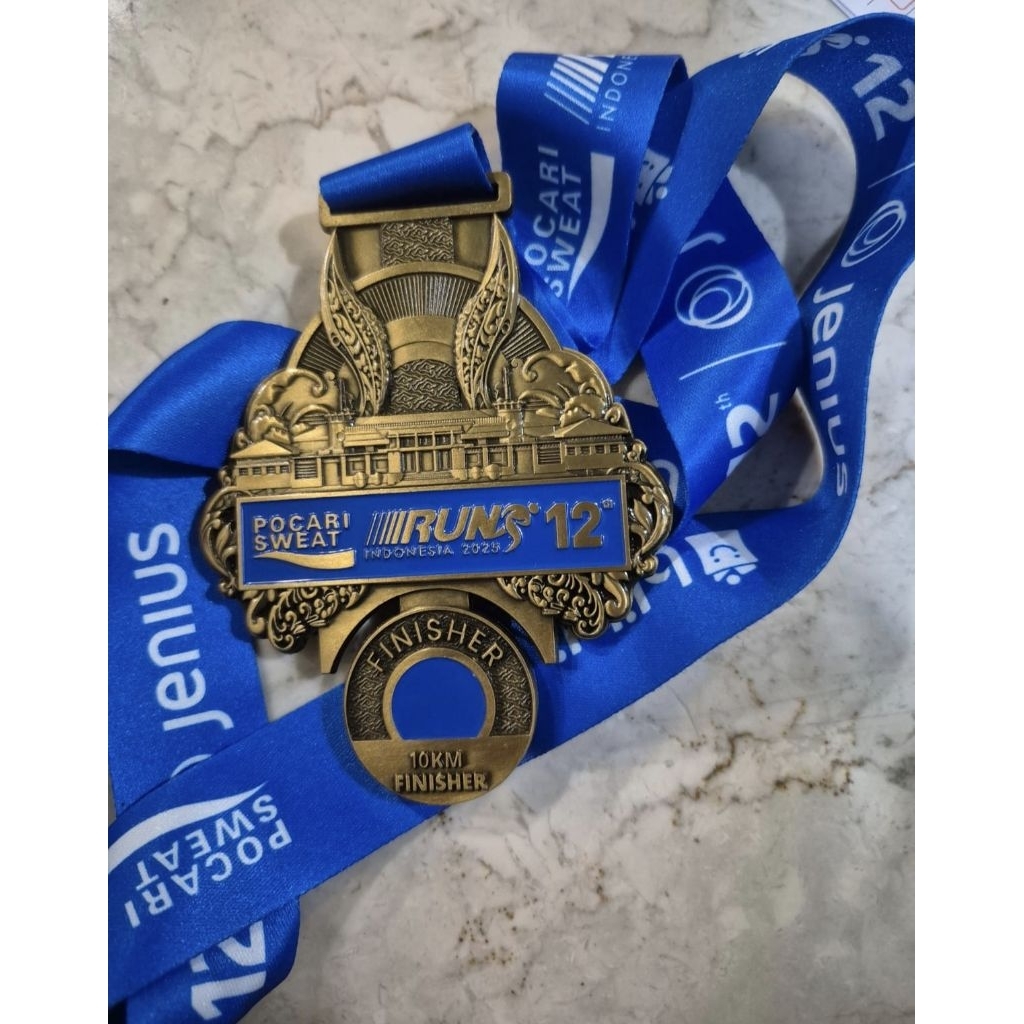 Medali Finisher Pocari Sweat Run Indonesia 2025 10K