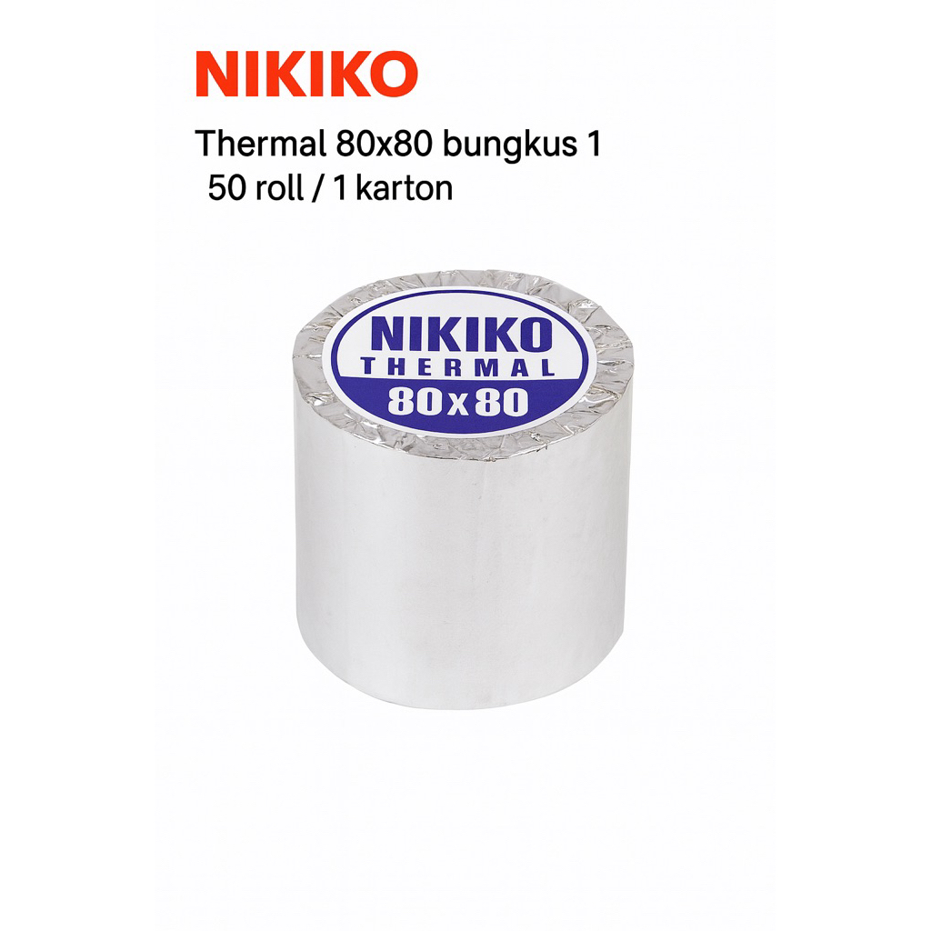 

Nikiko kertas thermal 80x80 isi 5