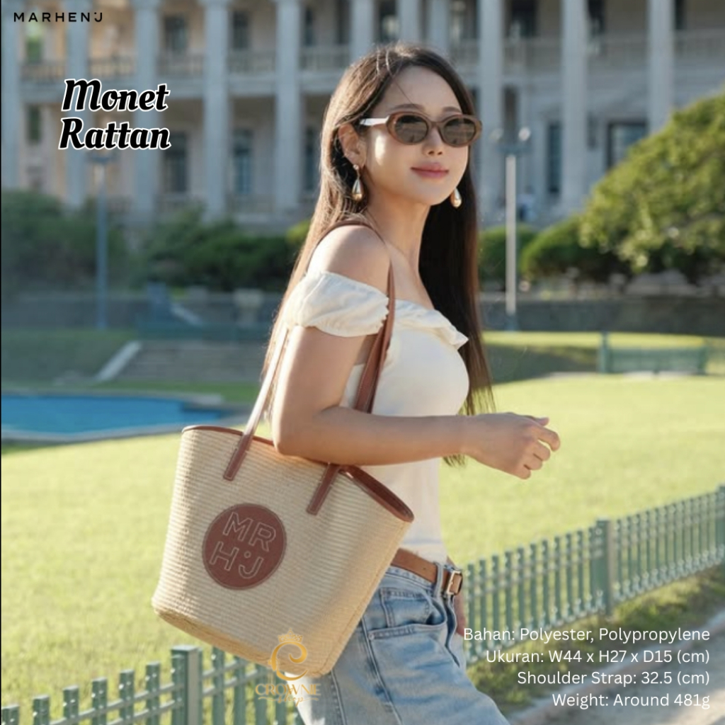 Tote anyaman shoulderbag MONET RATTAN Bag