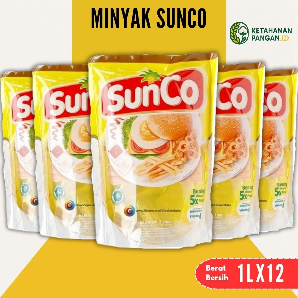 

MINYAK SUNCO 1 karton /12 liter