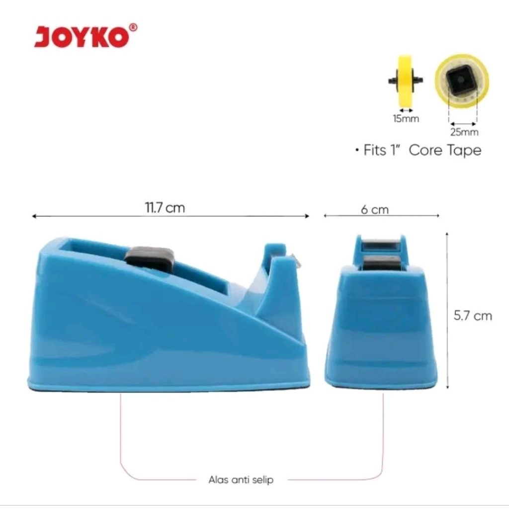 

Tape Cutter / Tape Dispenser / Pemotong Pita Perekat Joyko TC-111