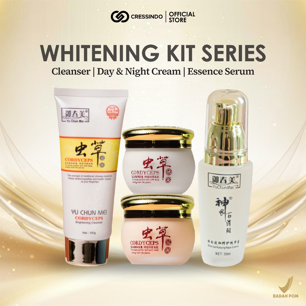 [BPOM ORIGINAL LOKAL] YU CHUN MEI Cordyceps Whitening Kit