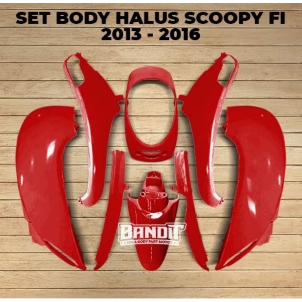 Cover body scoopy fi esp warna merah 2015 2016