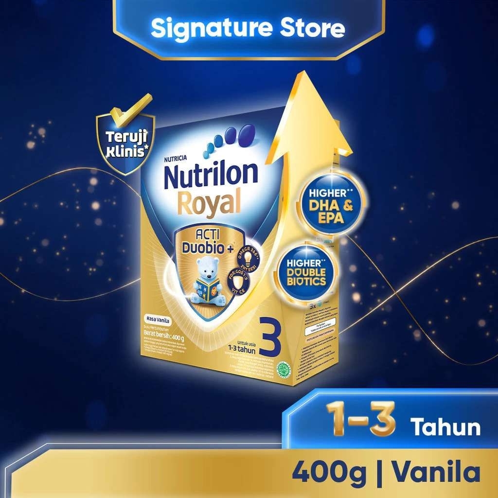 

(PROMO)"Nutrilon 3 Rasa Vanila 400gr – Susu Pertumbuhan Anak Usia 1-3 Tahun