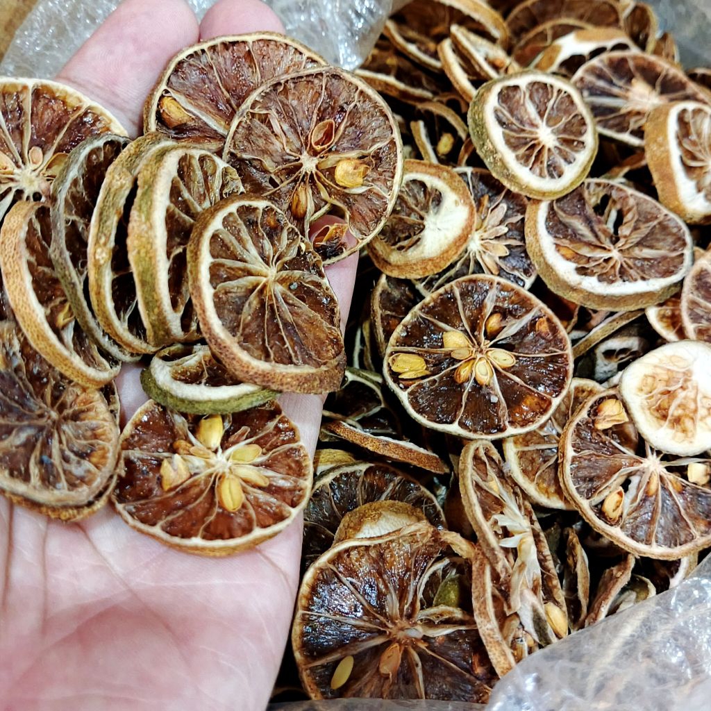 Jeruk nipis slice - jeruk nipis kering 100 gr - teh jeruk nipis - original jeruk nipis potong