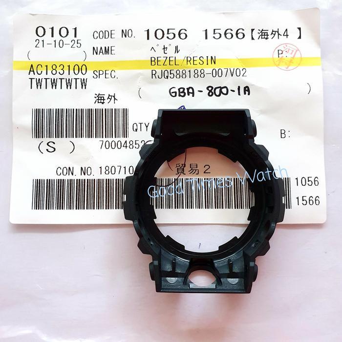 BEZEL G-SHOCK GBA-800-1A GBA 800 Casio Original Baru