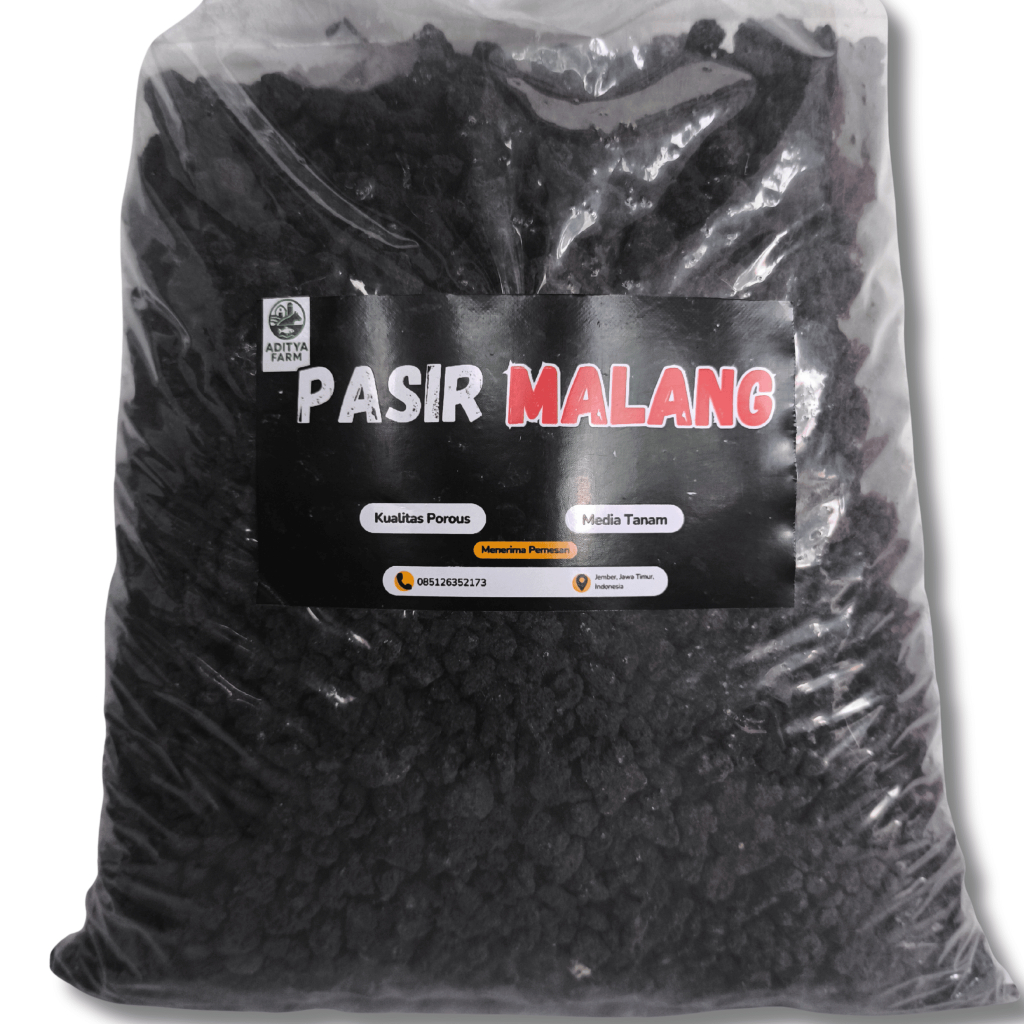 Pasir Malang Lava Rock Kasar Halus Siap Pakai 3 Liter
