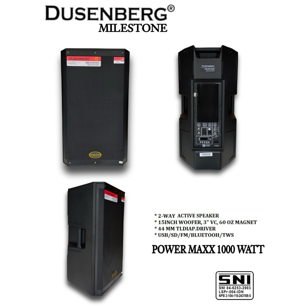 Speaker Aktif 15 in Dusenberg MILESTONE Original