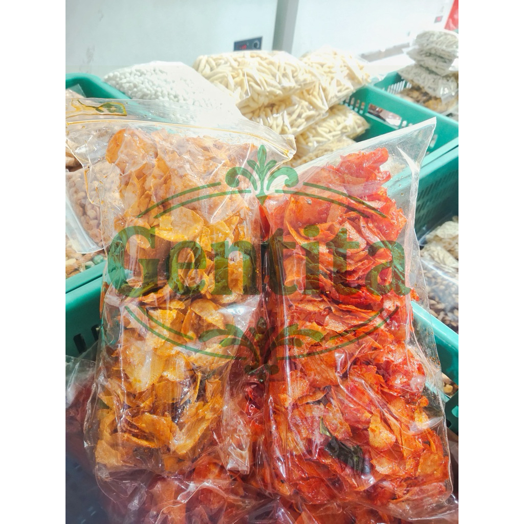 

Keripik Singkong Bumbu Rujak dan Balado