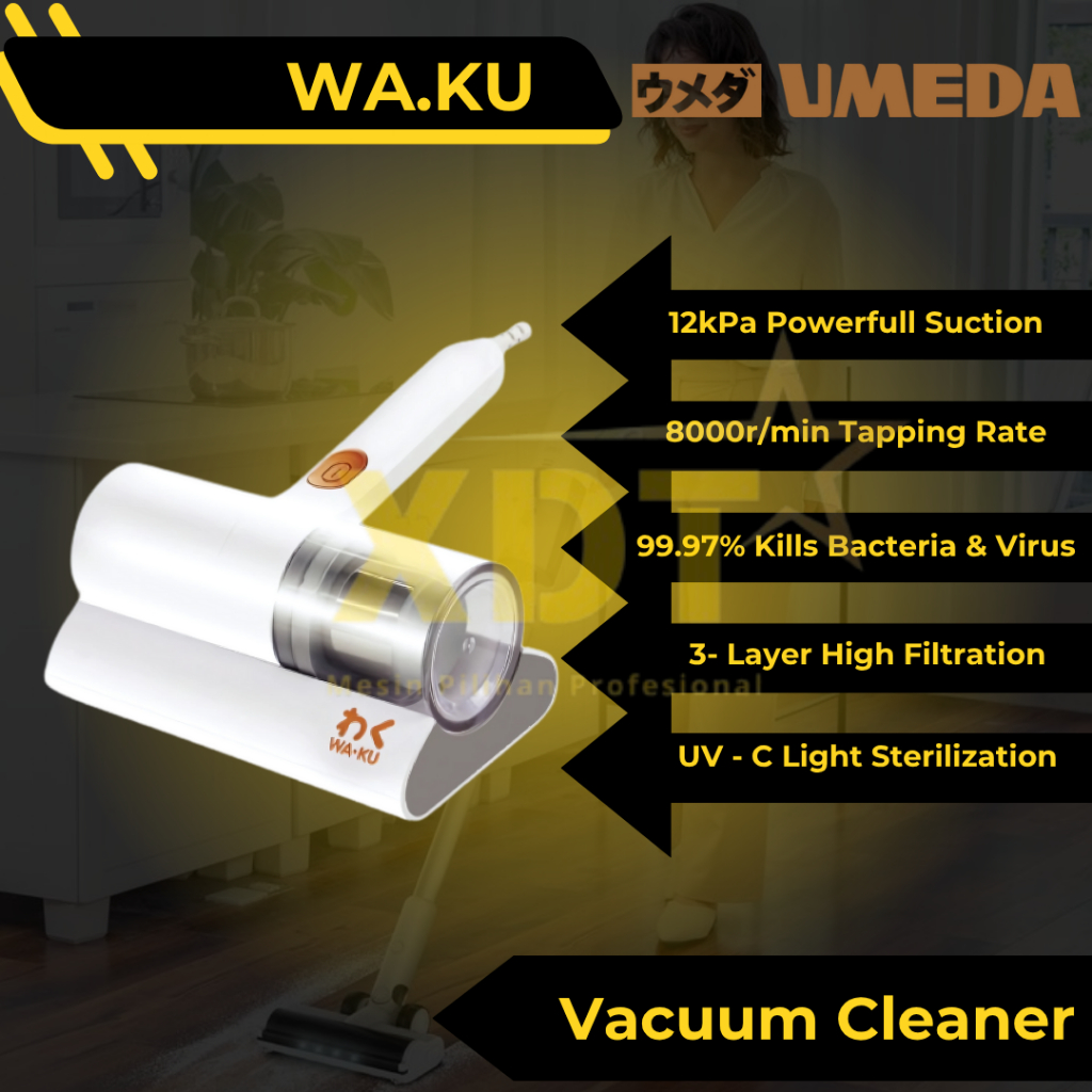 UMEDA WAKU Mesin Penyedot Debu Tungau Vacuum Cleaner Kasur Vacum UMEDA WA KU UVC Dustmite