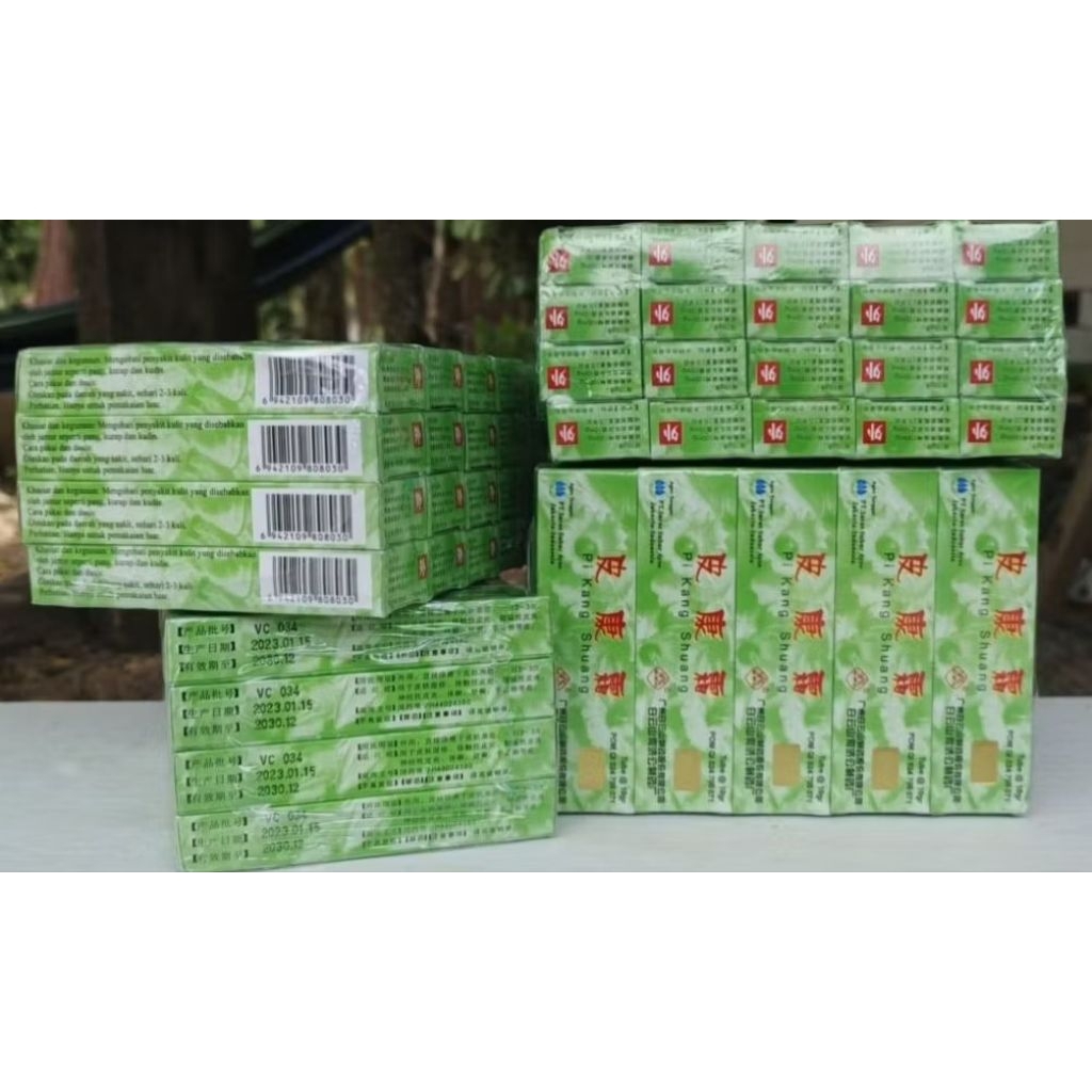 Salep Gatal Pi Kang Shuang Original 1 Pack Isi 20 @10g