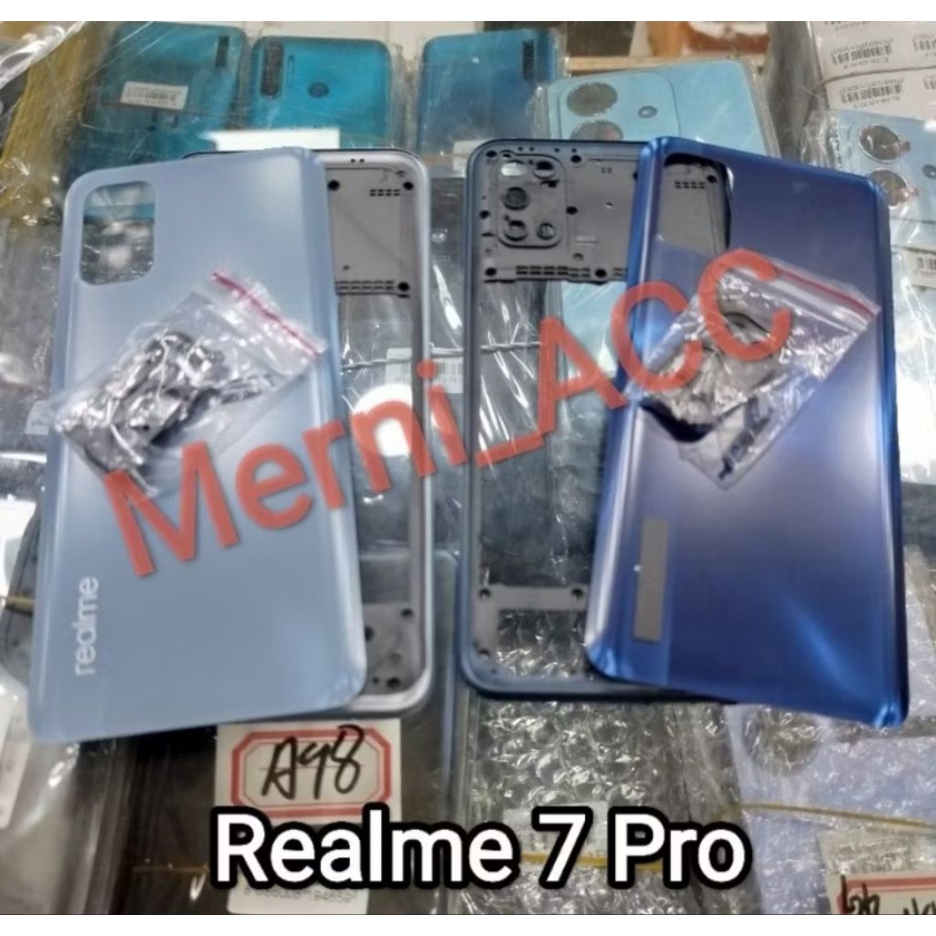 kesing housing casing realme 7 pro Bezel + backdoor