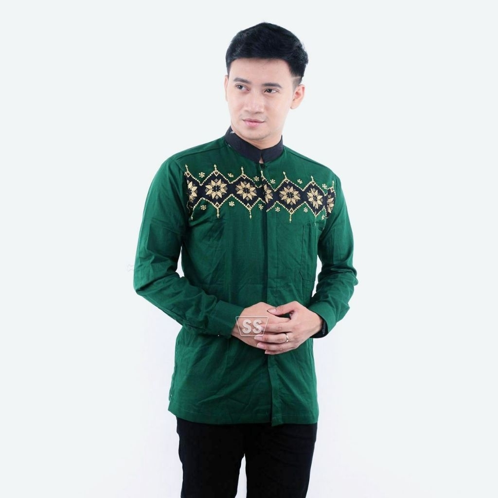 Baju Koko Pria Lengan Panjang Koko Pria Muslim Fashion Muslim