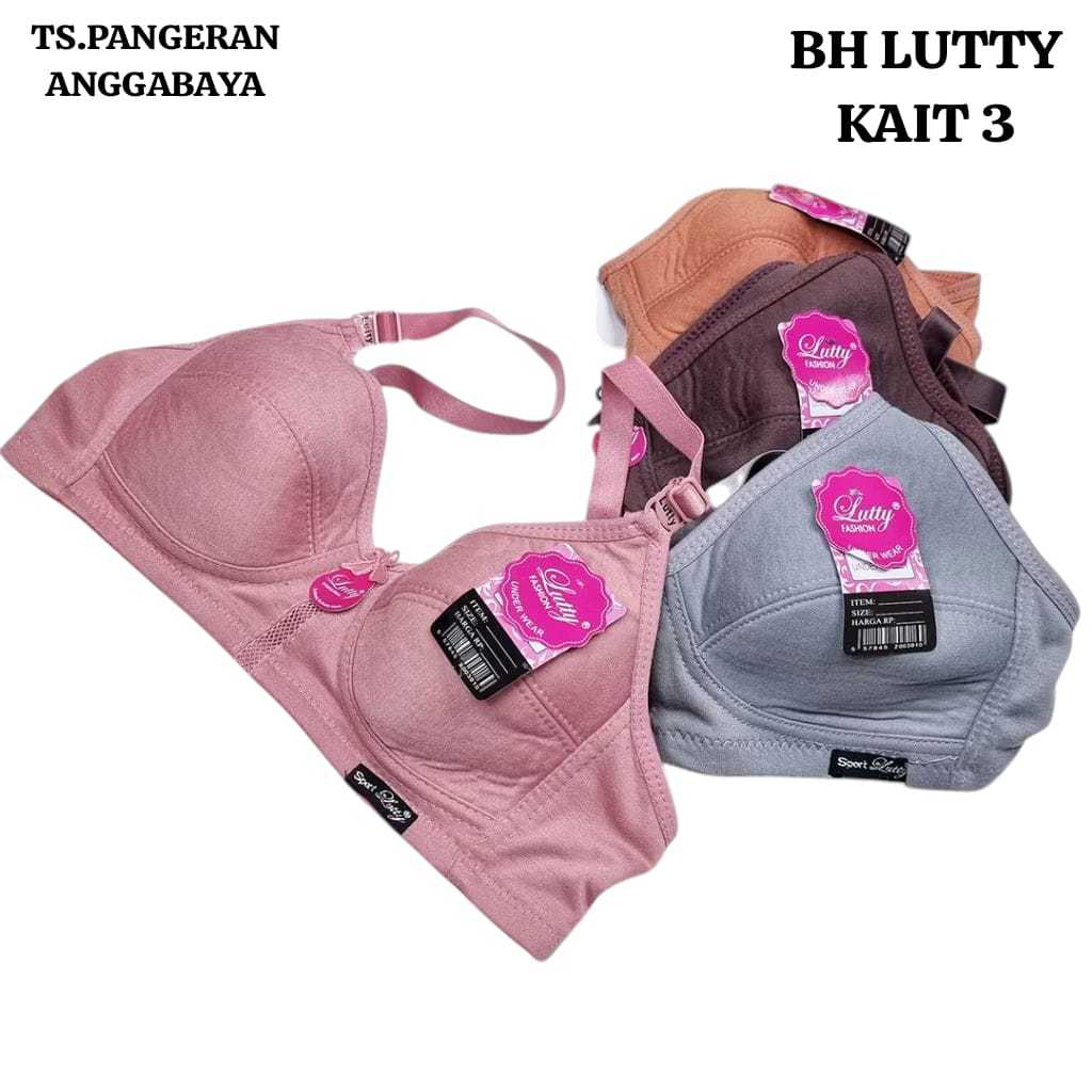 BH Lutty Sport Tanpa Busa Kait 2 dan Kait 3 Sport Bra Lutty BRA Lutty Sport / Bh Sportbra