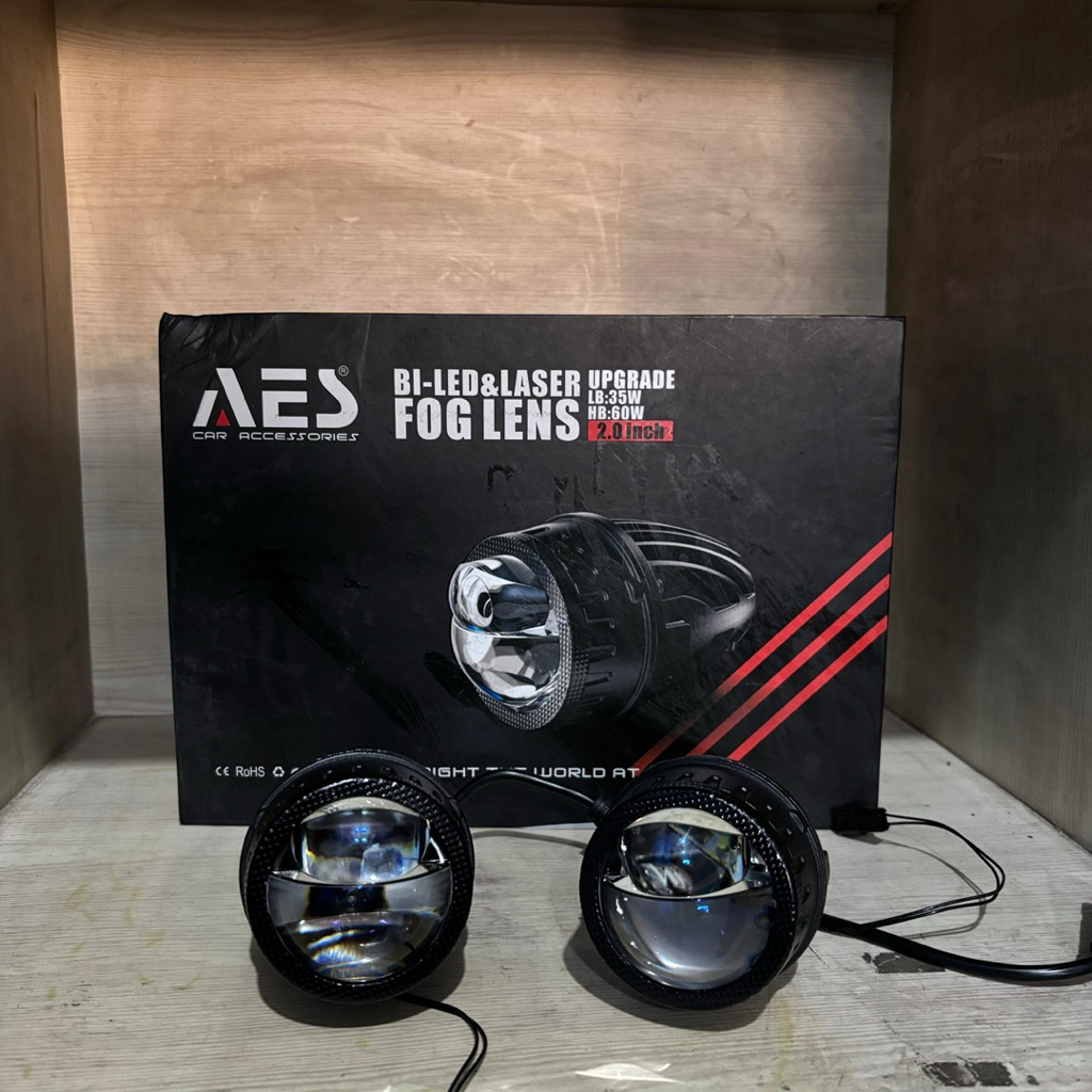 BILED FOGLAMP LENS LASER BULLAES 2.0 INCH | AES FOGLAMP 2INCH SINGLE LASER