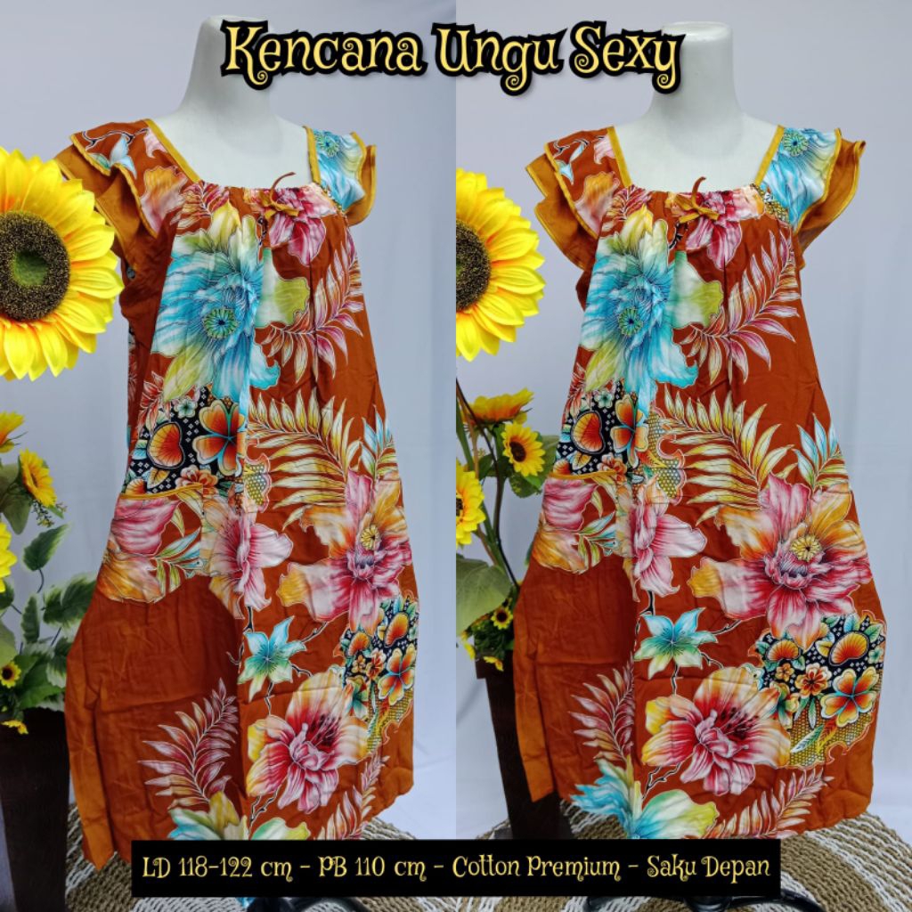 DASTER KENCANA UNGU YUKENSI DASTER WANITA DASTER SEXY KODE 38