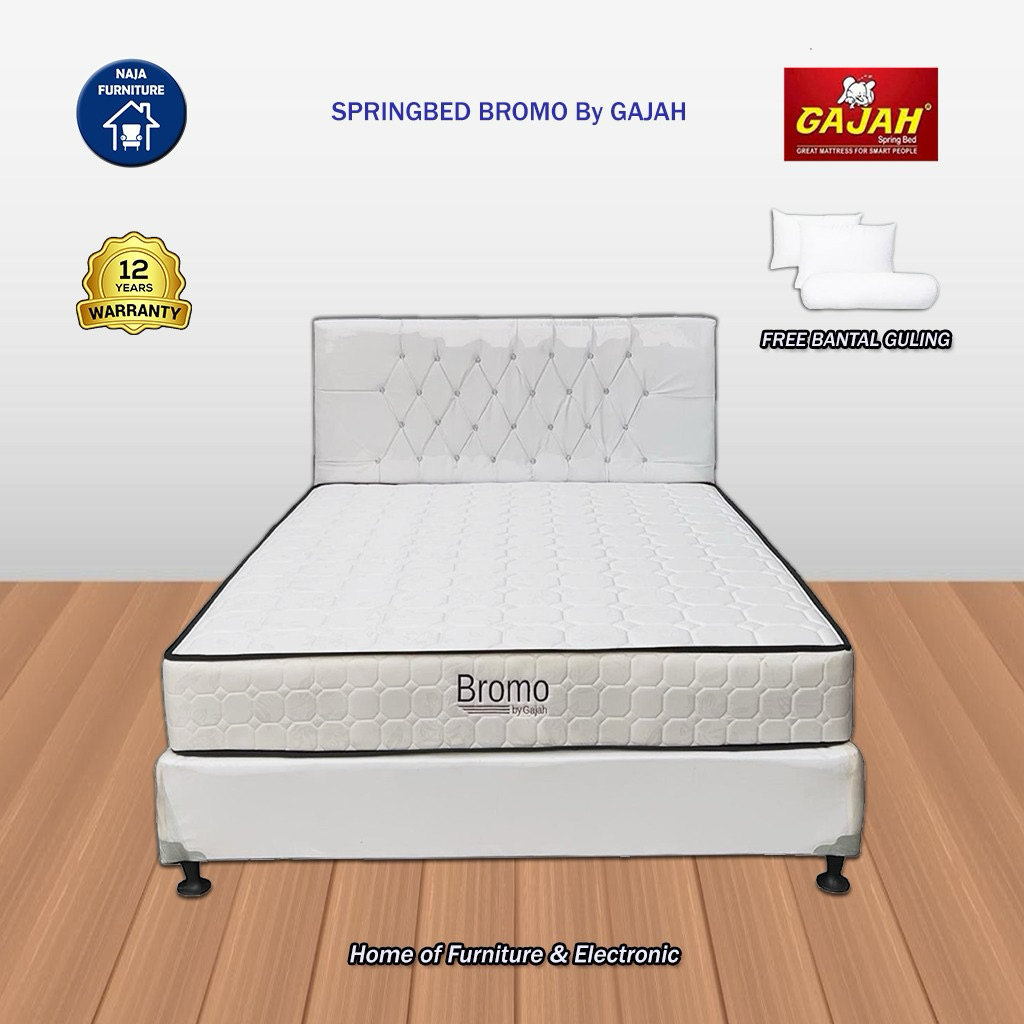 Springbed FULL SET Gajah Bromo | Full Set & Kasur Saja | Springbed Gajah Bromo | Kasur Springbed Gaj