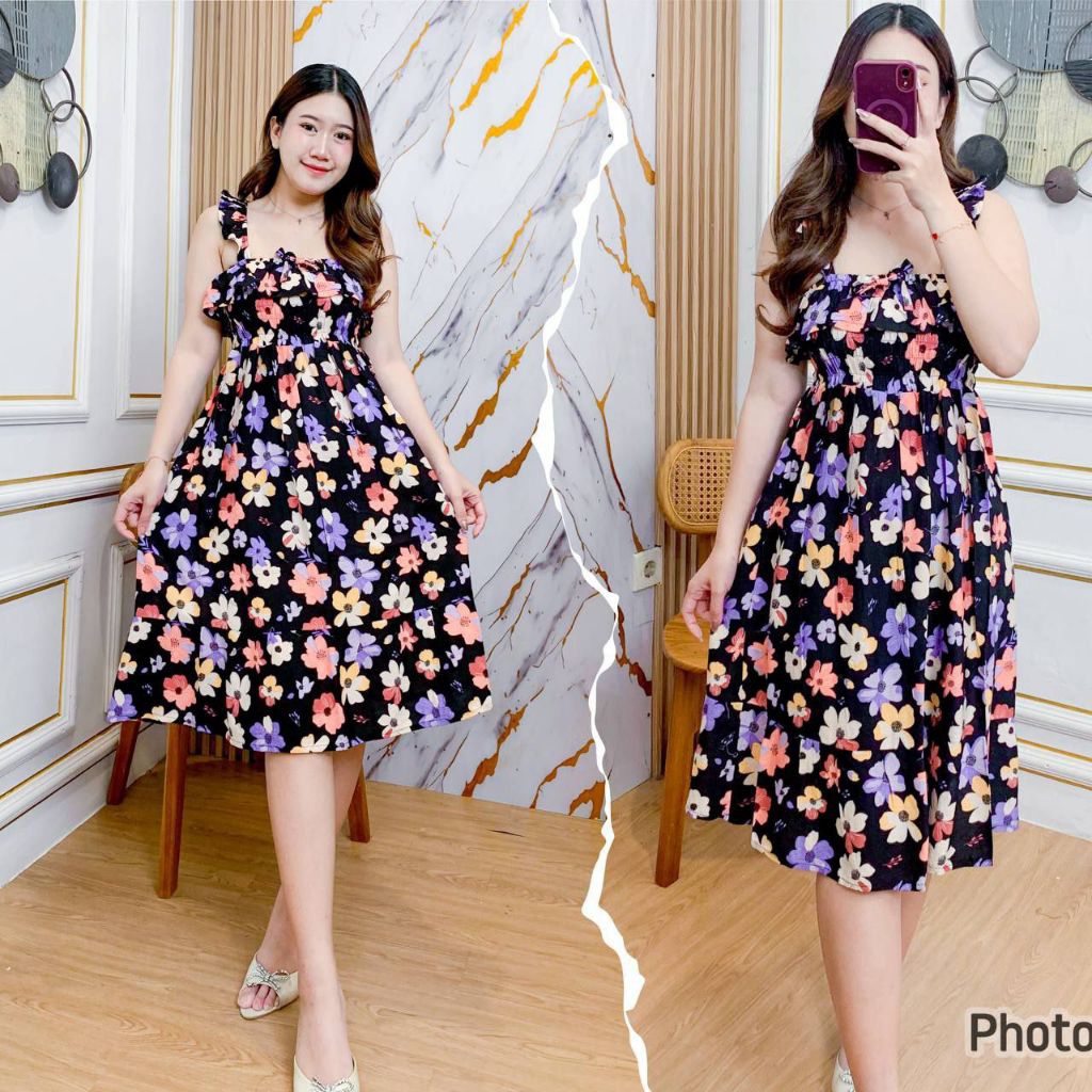 Daster Alya / daster tali satu / daster solehot / daster bali / baju tidur