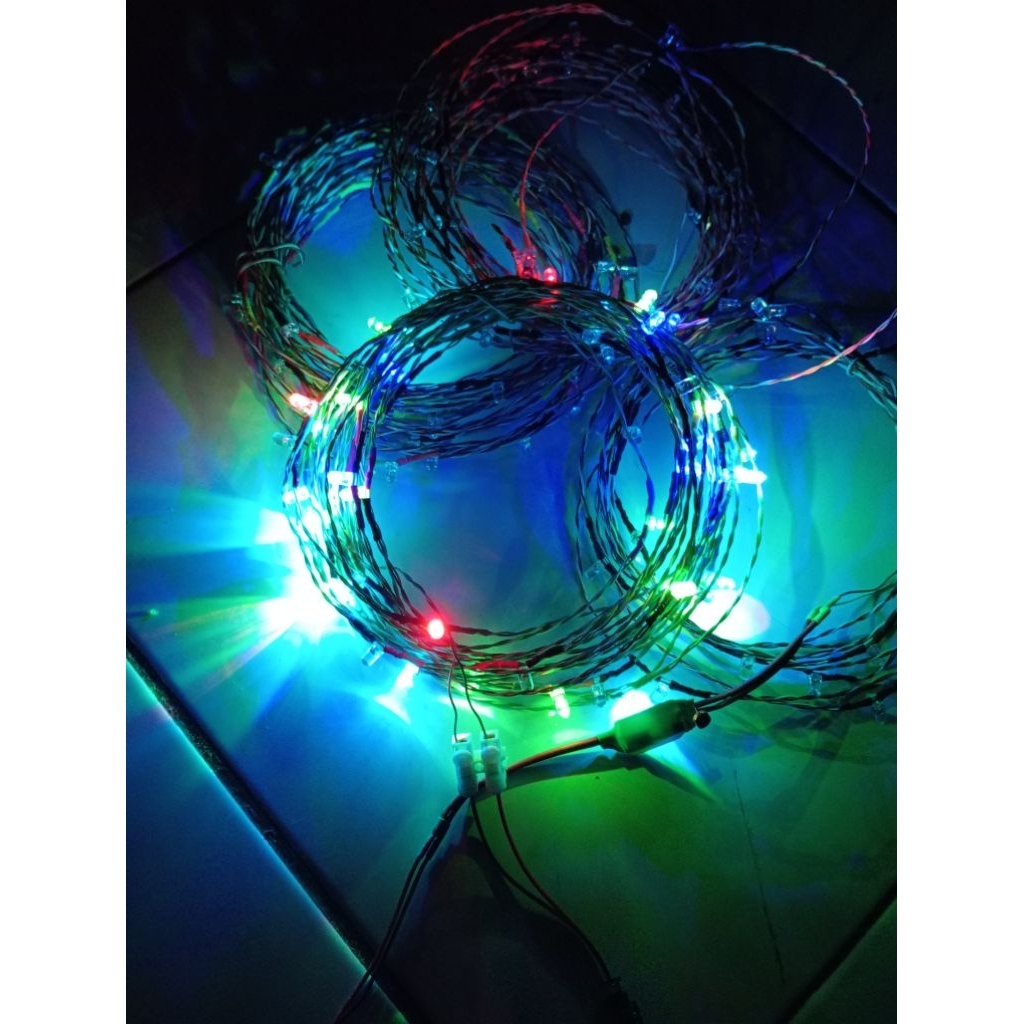 Lampu hias layangan nyala terang RGB