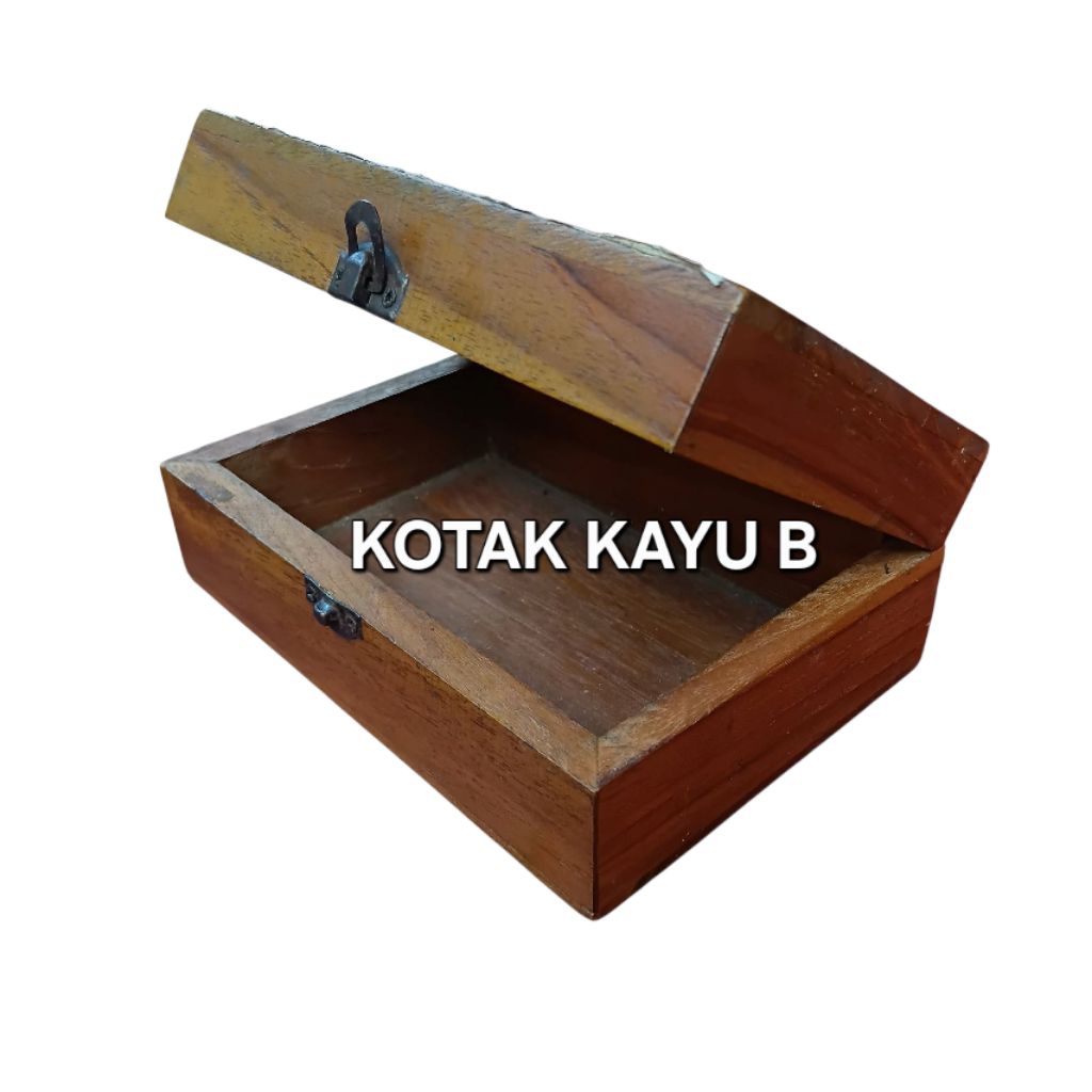 KOTAK KAYU JATI TEMPAT PENYIMPANAN BARANG