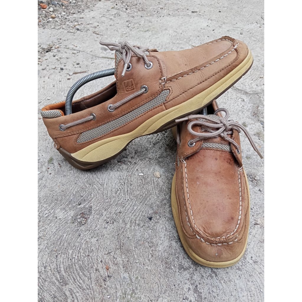 sepatu loafers Sperry top sider sz 44 nubuck