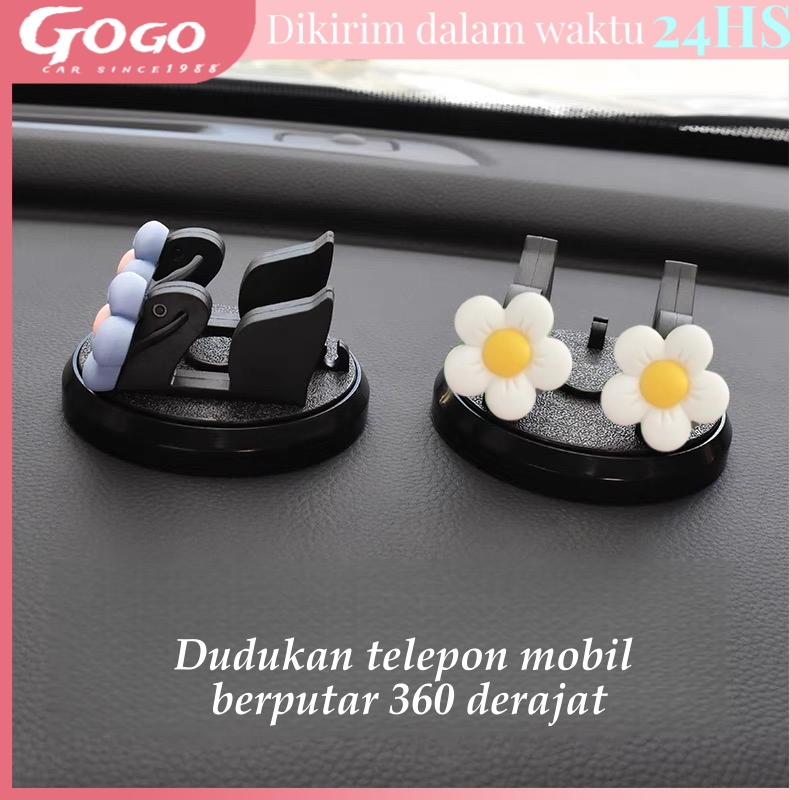 Tempat hp di mobil dashboard aksesoris mobil lucu dan unik phone holder mobil