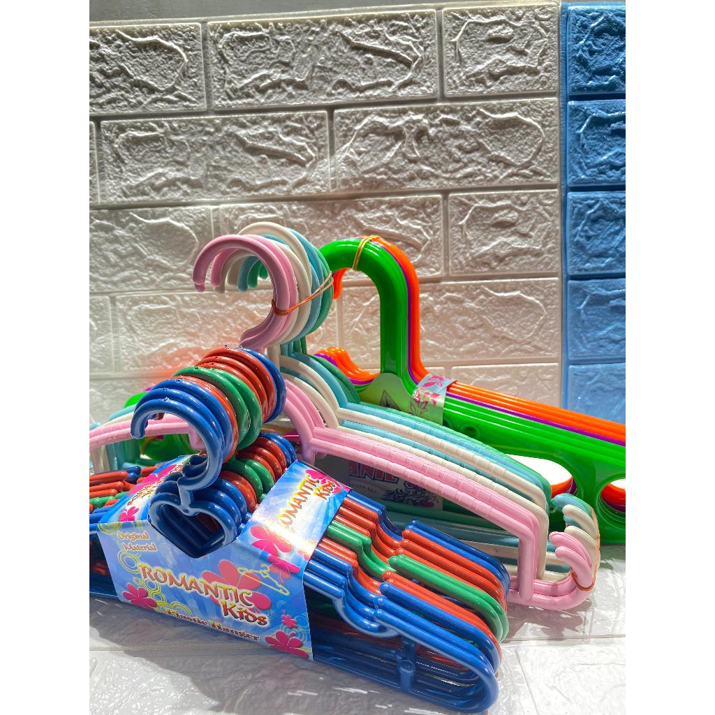 1 Lusin (12 Pcs) Hanger Baju Kids&Dewasa Plastik / Hanger Baju