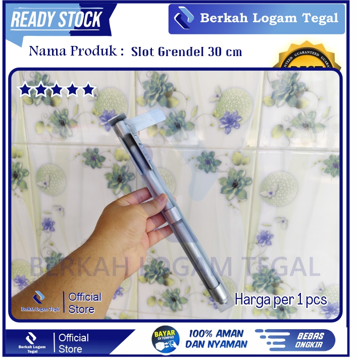 Slot Grendel 30cm Pintu Gerbang Besi Lipat Geser dan Kayu