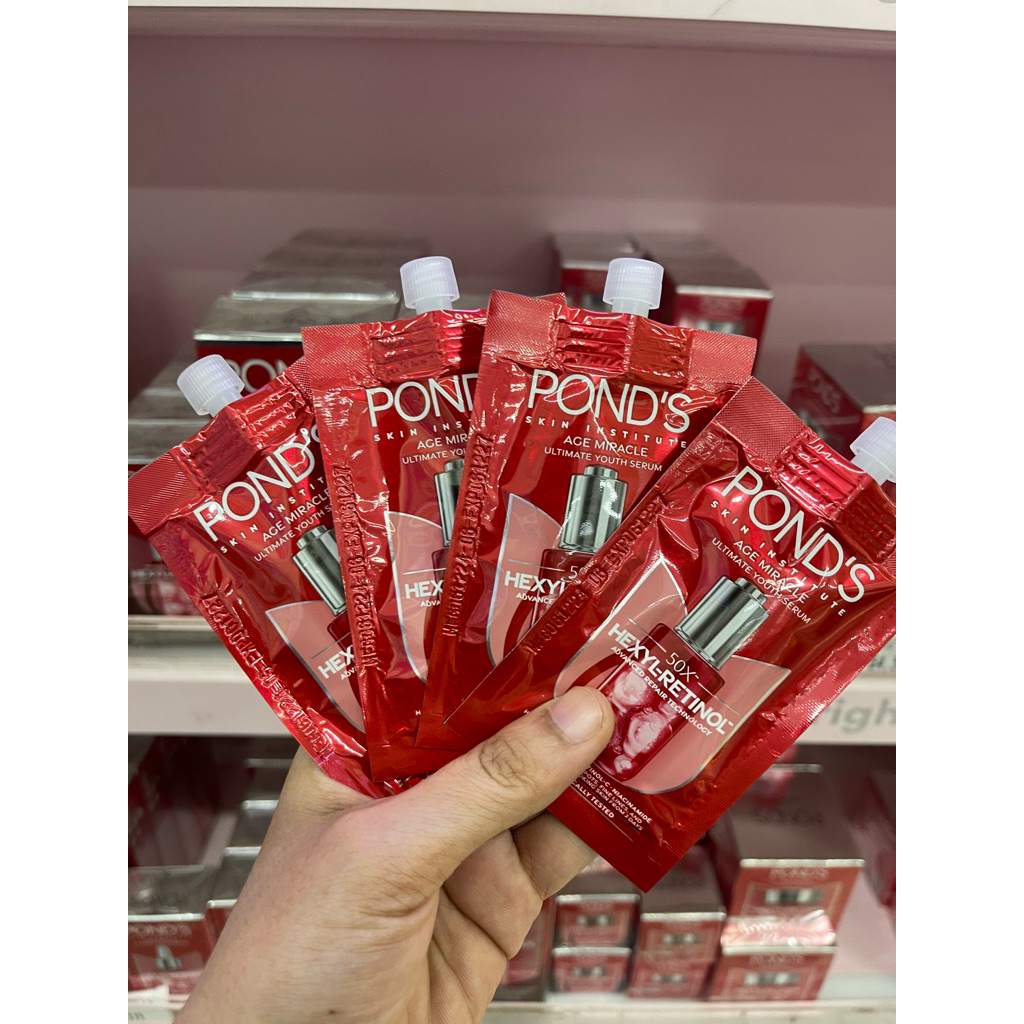 PONDS AGE MIRACLE SERUM 7g ( Sachet ) KEMASAN BARU
