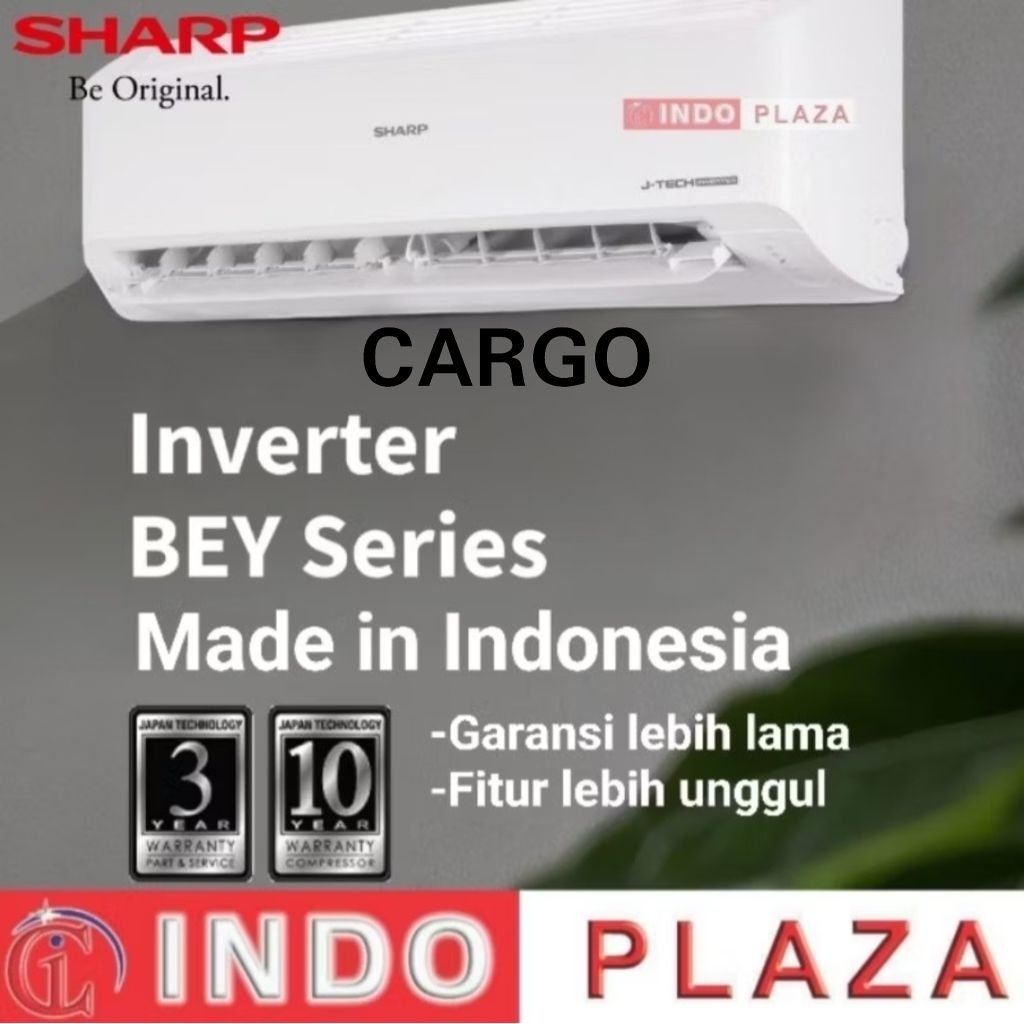 AC SHARP 1 PK JTECH INVERTER AH-X10BEY (LUAR MEDAN)