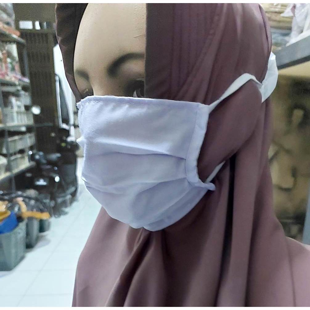 Masker Hijab Ikat Tali Karet