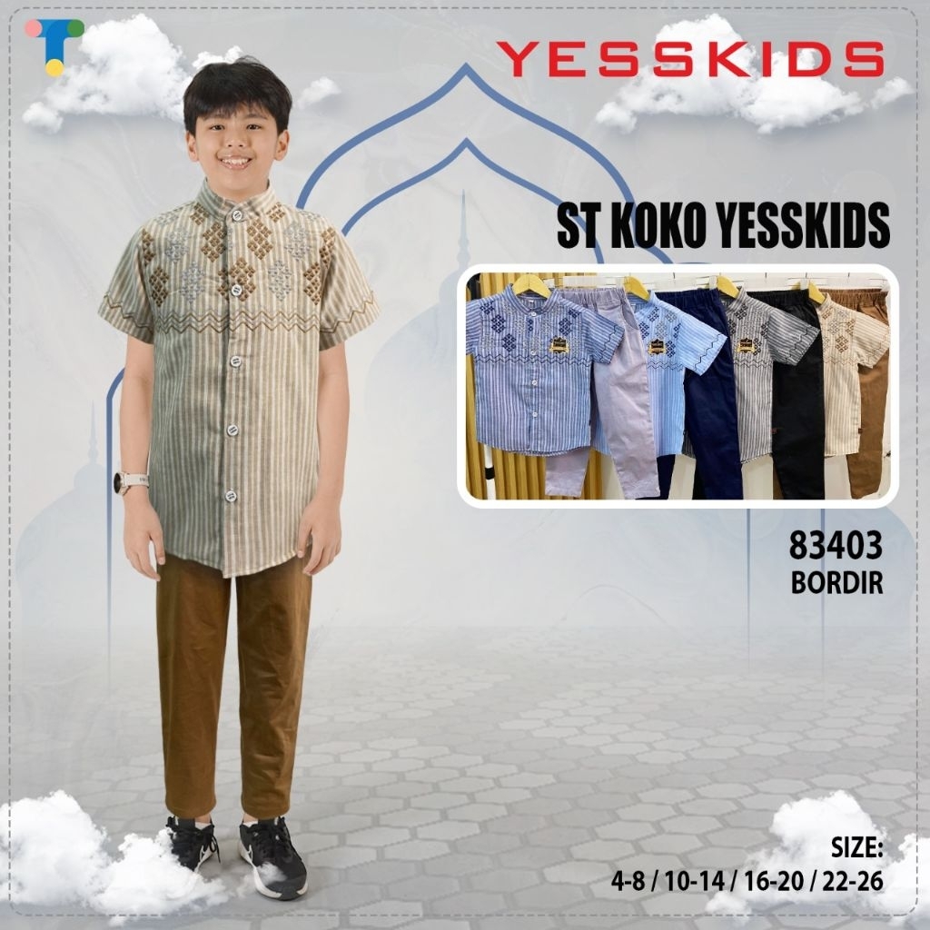 Set Koko Print Oriboy/ baju anak/baju anak kekinian/baju anak lucu/baju anak laki - laki