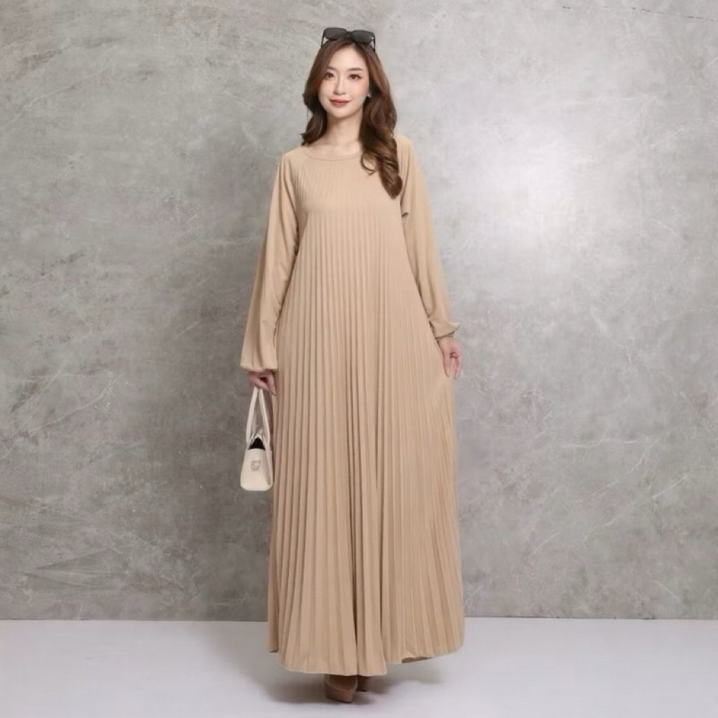 INNER PLISKET LENGAN PANJANG / GAMIS PLISKET