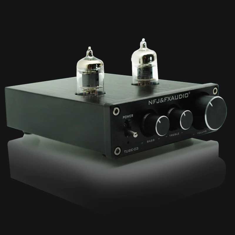 Audio Vacuum Tube Speaker Pre Amplifier HiFi Audio Hi-Fi Tube 6J1 Amp Preamp Bile Buffer Preamplifie