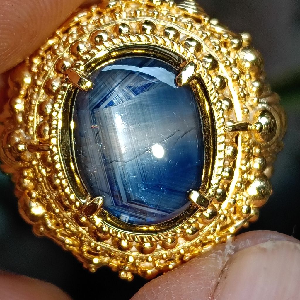 blue star sapphire Thailand no heat bangsing biru parthawijaya