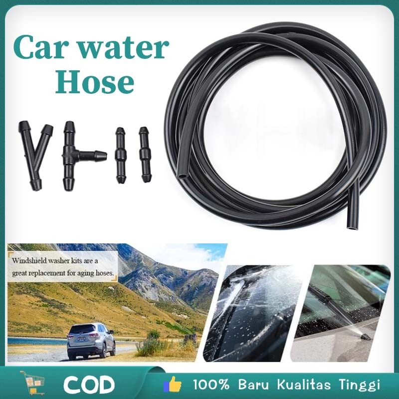 2meter Selang Wiper Mobil Universal Sambungan Selang Wiper Selang Wifer Mobil Wiper Washer Cabang