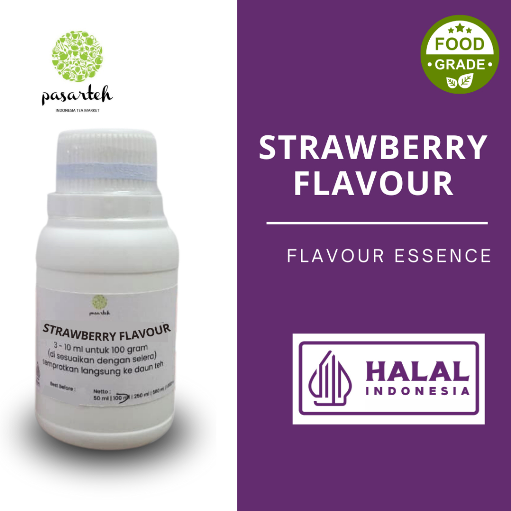 [ pasarteh ] Strawberry Flavour | Essene Strawberry | Flavour Essence | Food Grade | Flavour Tea | F