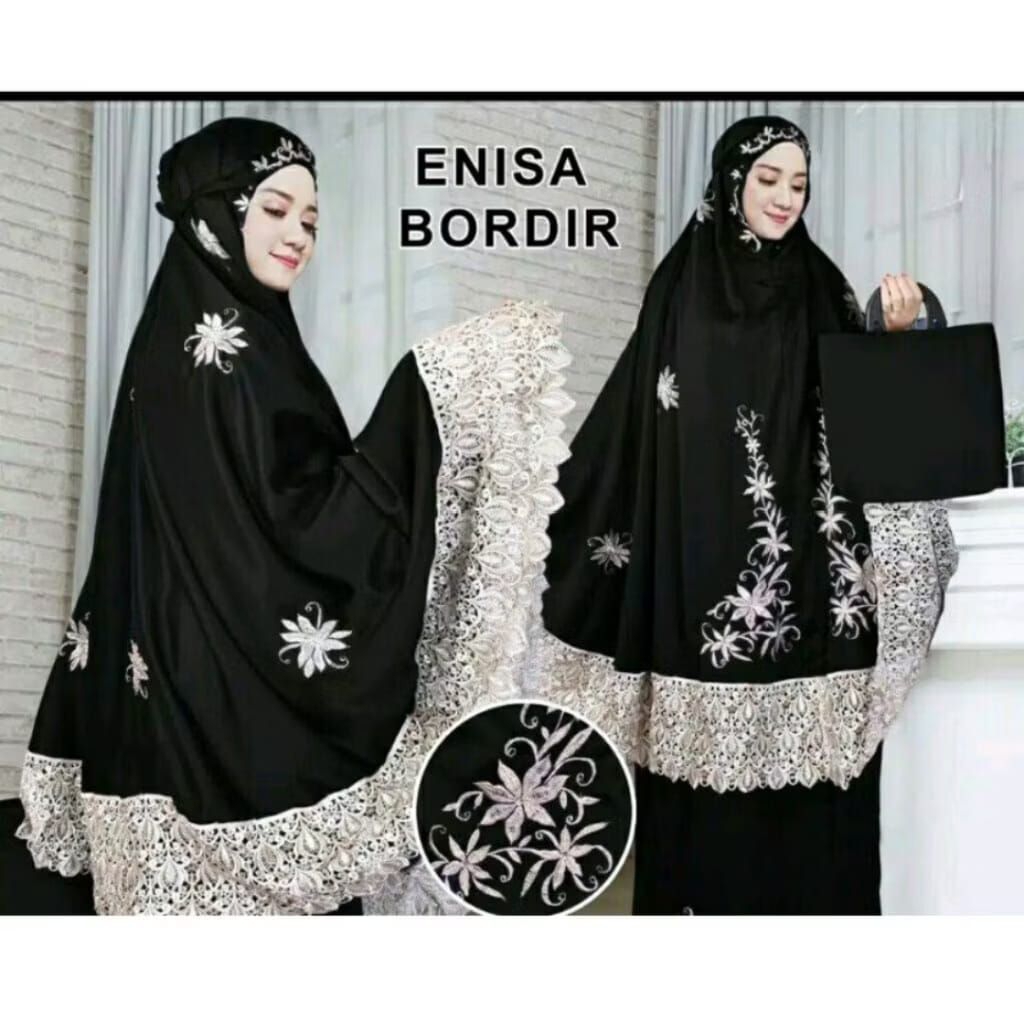 MUKENA DEWASA ENISA LUNA MAYA RENDA BORDIRMEWAH