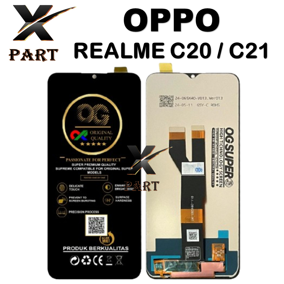 LCD Touchscreen Realme C20 / C21 Complete Original Fullset