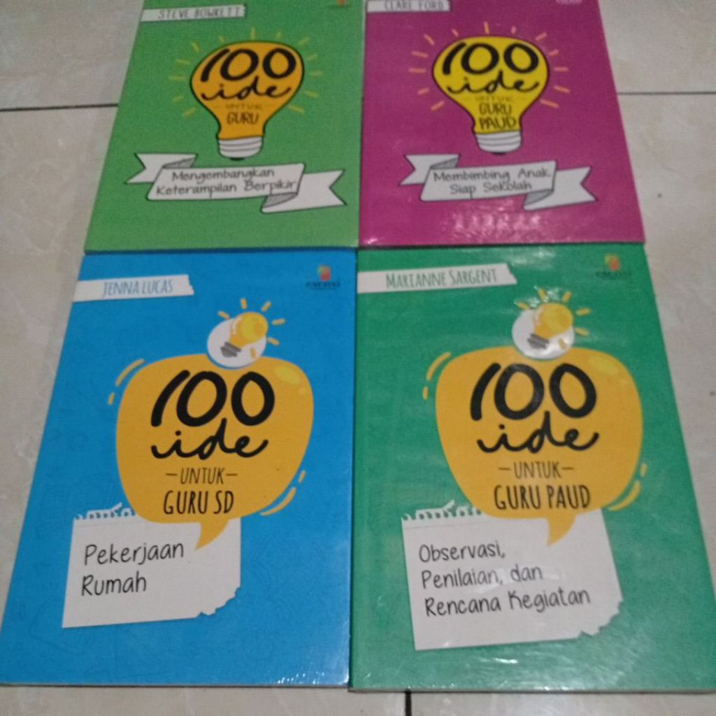 Buku original 100 ide untuk guru paud & SD