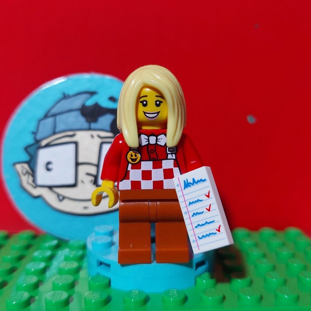 LEGO Minifigure fast food checklist women