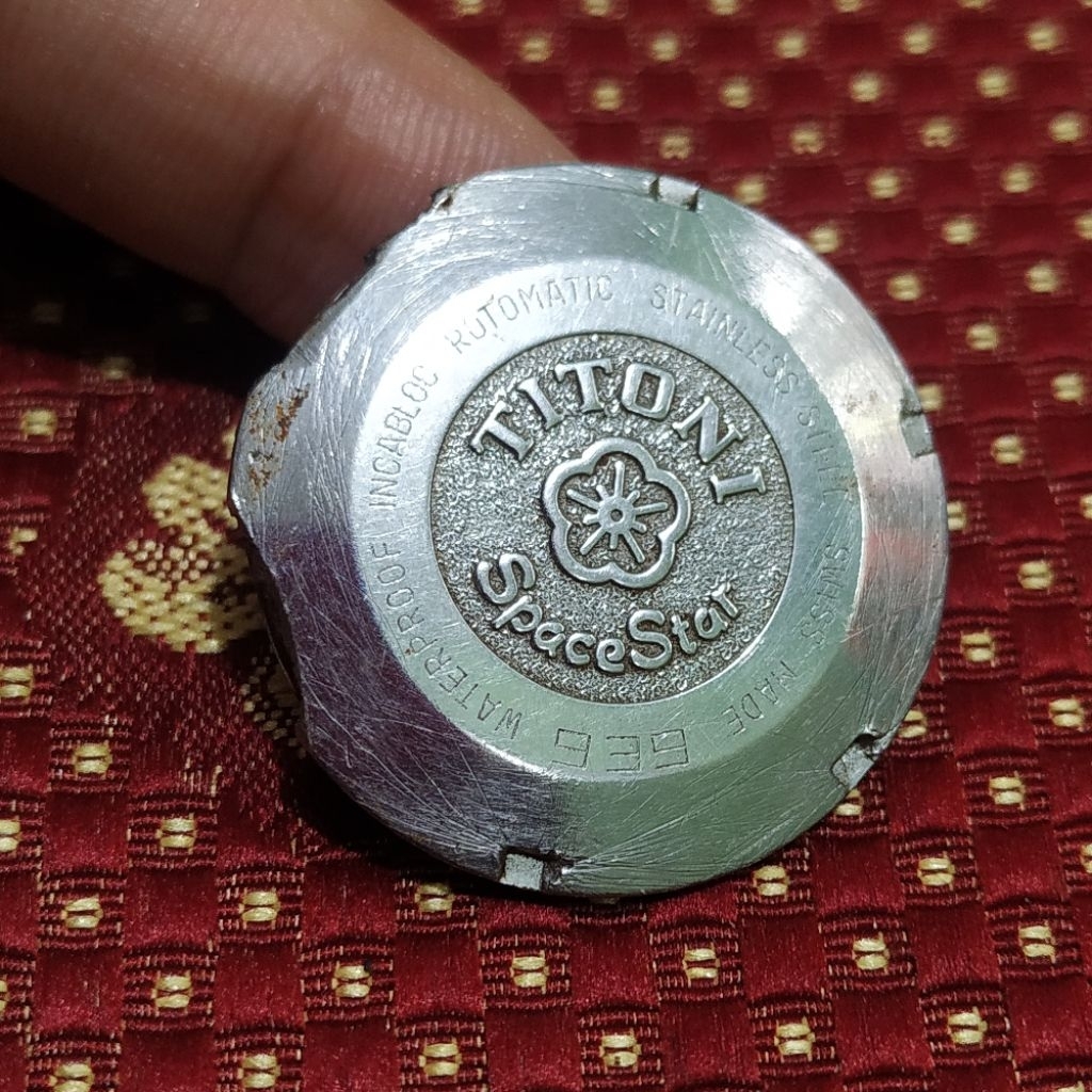 part jam tangan case back titoni space star